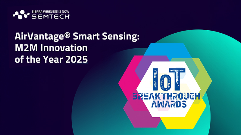 Semtech Wins “M2M Innovative Solution of the Year” Designation in 2025 IoT Breakthrough Awards Program