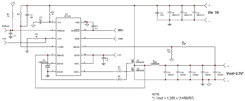 SC1102 | Synchronous Voltage-Mode Controller | Semtech